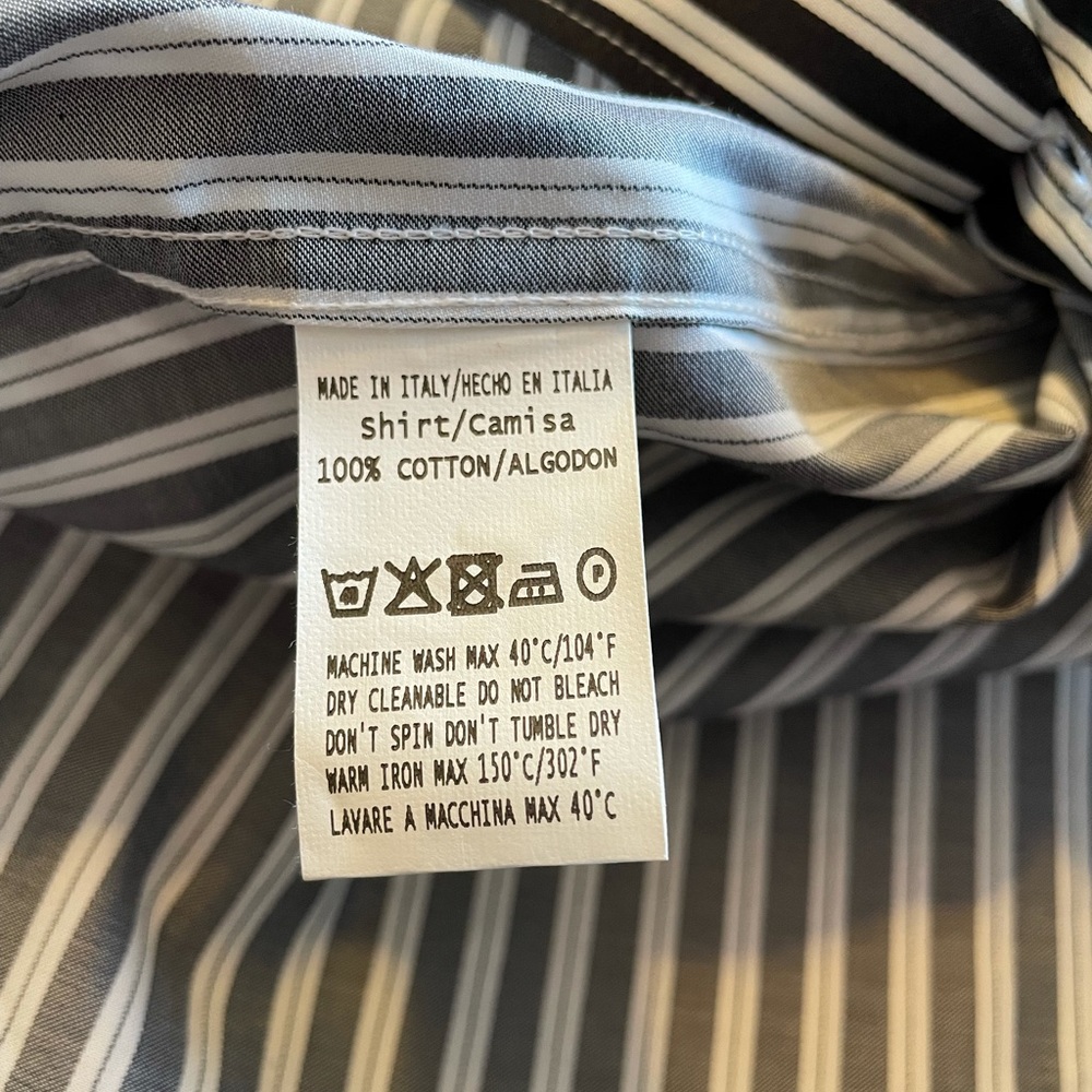 Ermenegildo Zegna stripe dress shirt - Picture 6 of 7